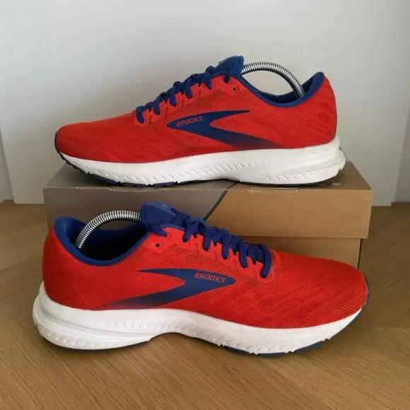 Brooks Launch 7 Orange/Blue Men Running Sneakers - SZ 11 - Picture 8 of 10